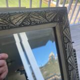 Antique art deco mirror from the 1930s