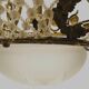 Louis XV style chandelier in bronze and frosted glass 20th century