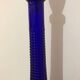 Empoli carafe cobalt blue diamond point