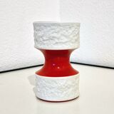 Vintage Candle Holder • Candlestick • Royal KPM • Porcelain • Biscuit • Op Art • Space Age • 1970
