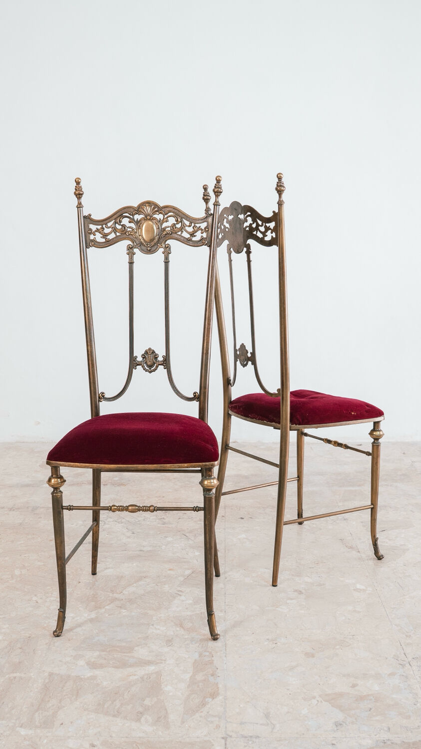 Coppia Di Sedie Pier Luigi Colli Style Mid-Century Design Anni 50