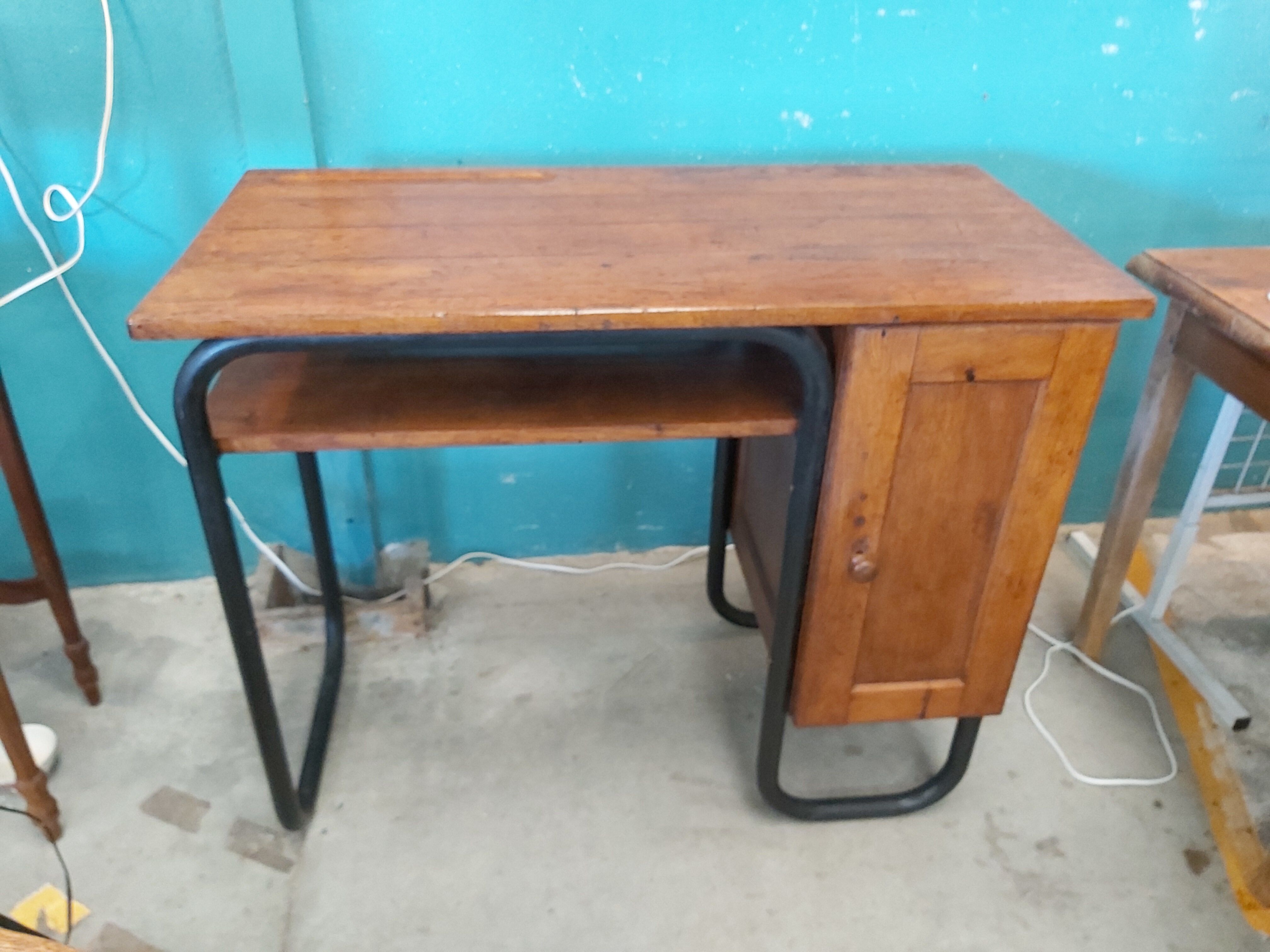 Oak school desk
