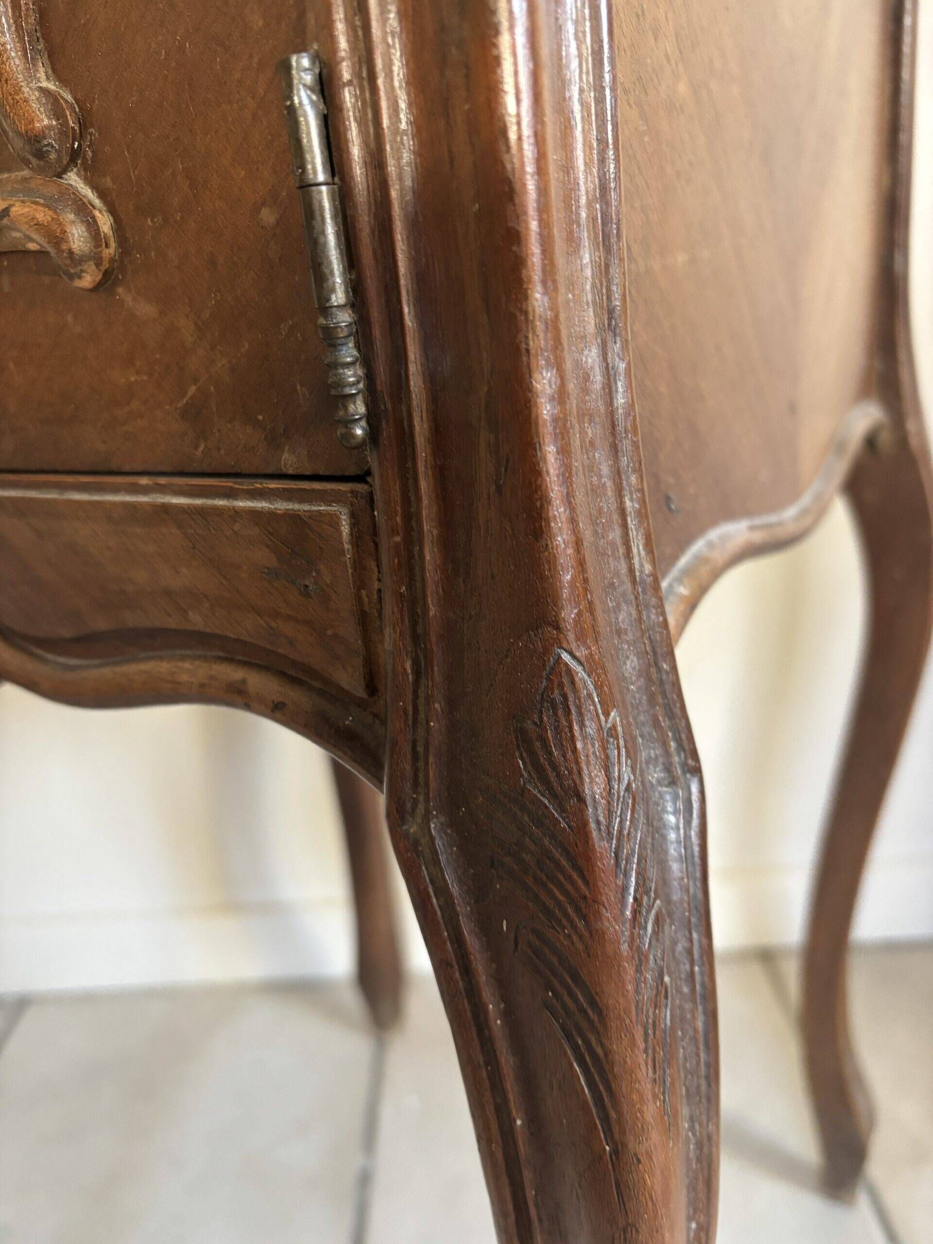 Classic marble bedside table