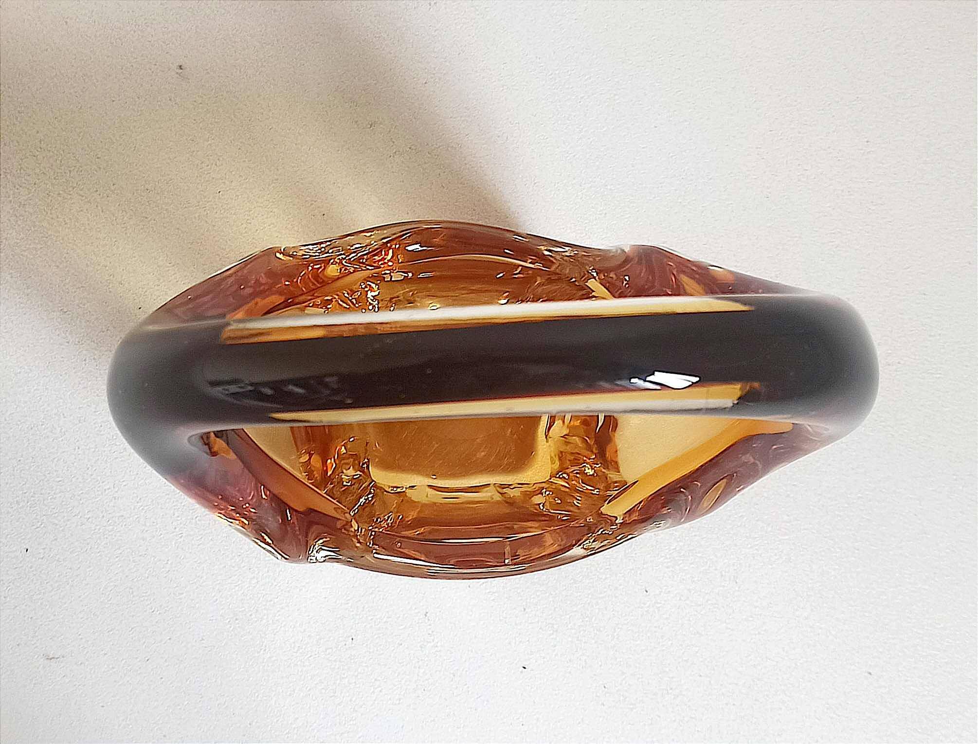 Vase or basket shape Murano Height 21.2 cm