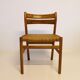 Ensemble de quatre chaises, années 60