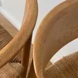 Set of 8 oak dining chairs model 316 by Peter Hvidt & Orla Mølgaard Nielsen for Søborg Mobler