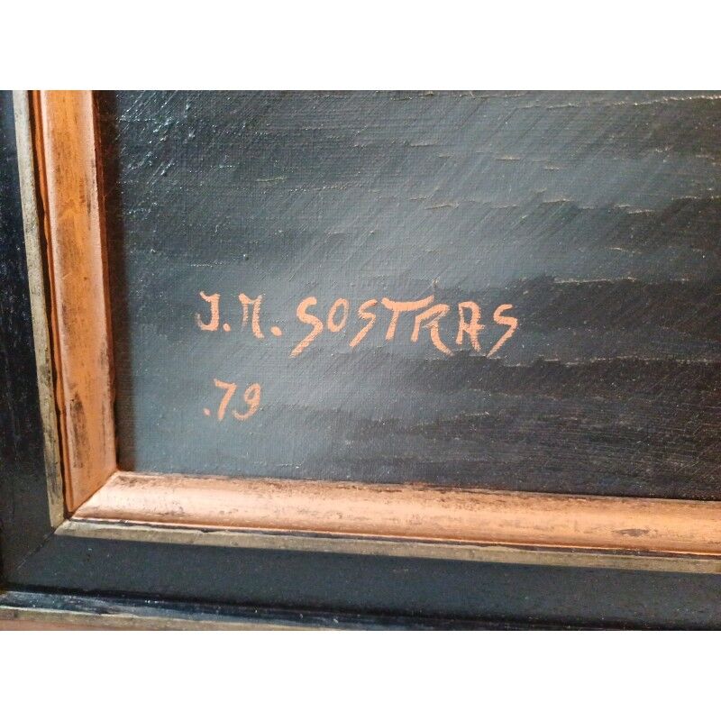 Oil on canvas, J.M. Sostras, 1979