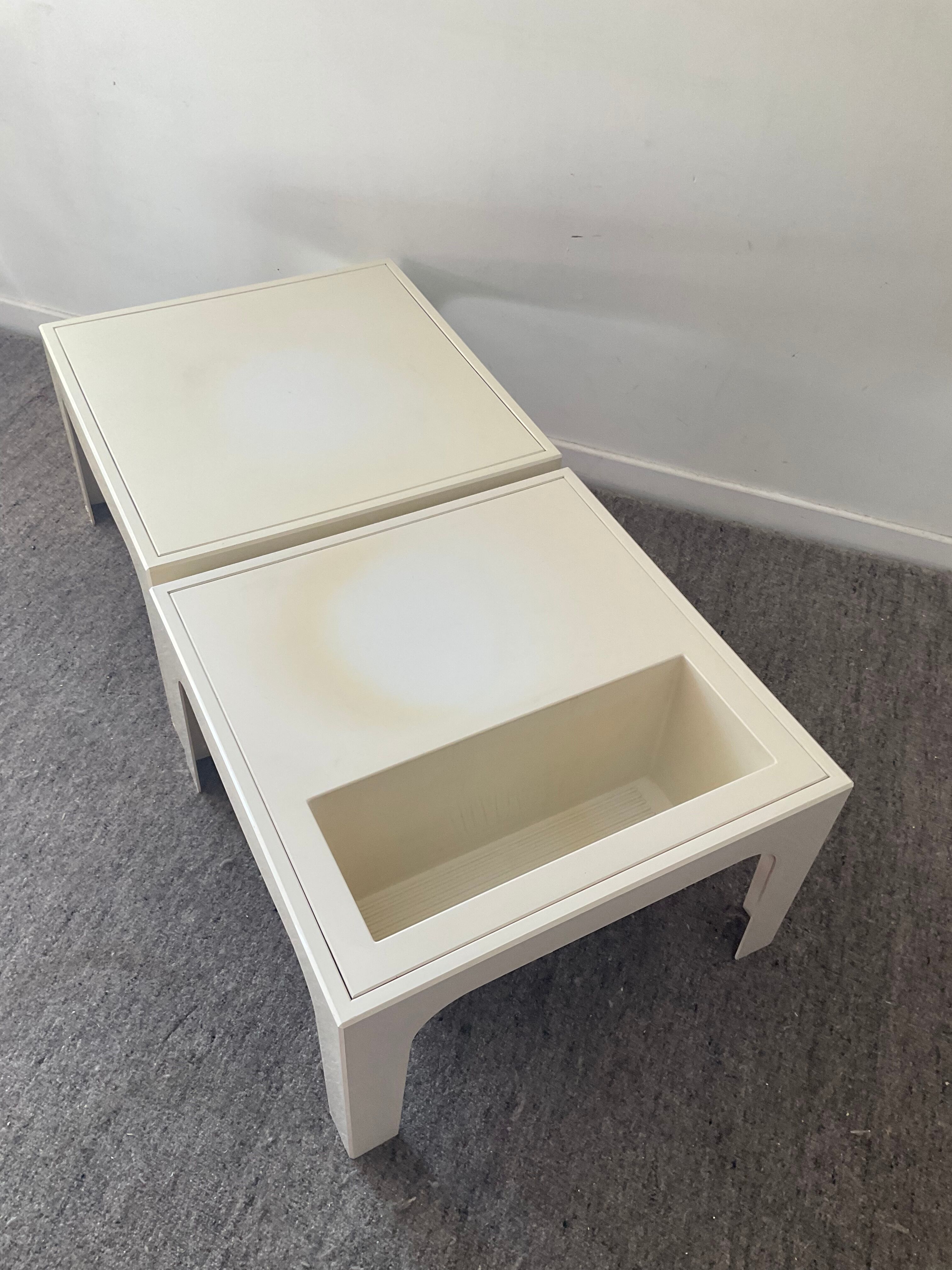Pair of side tables from the 70s