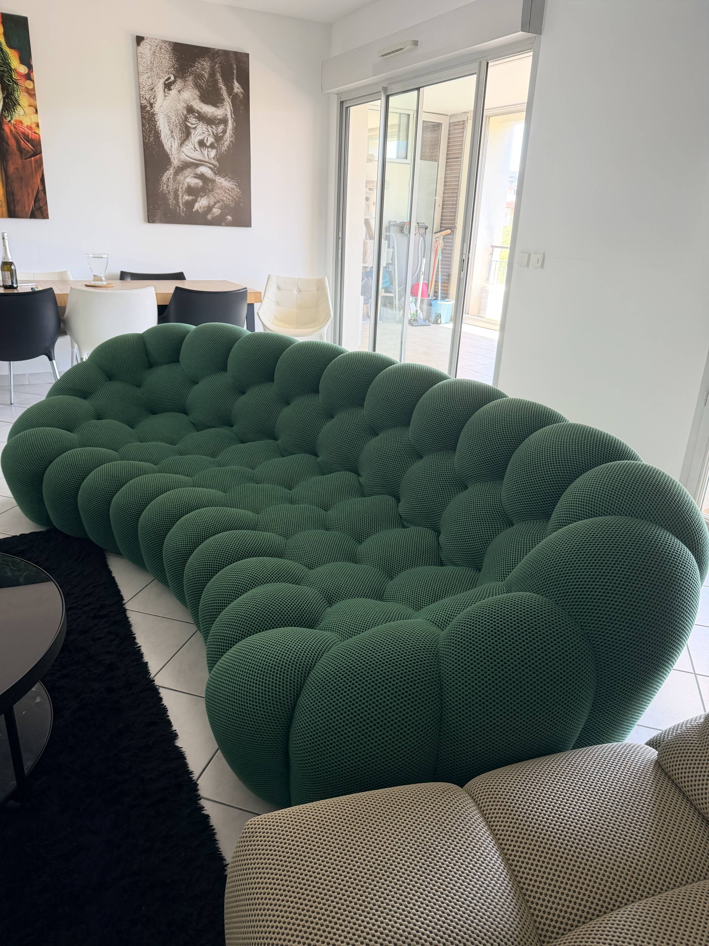 Bubble Curve 5-seater sofa