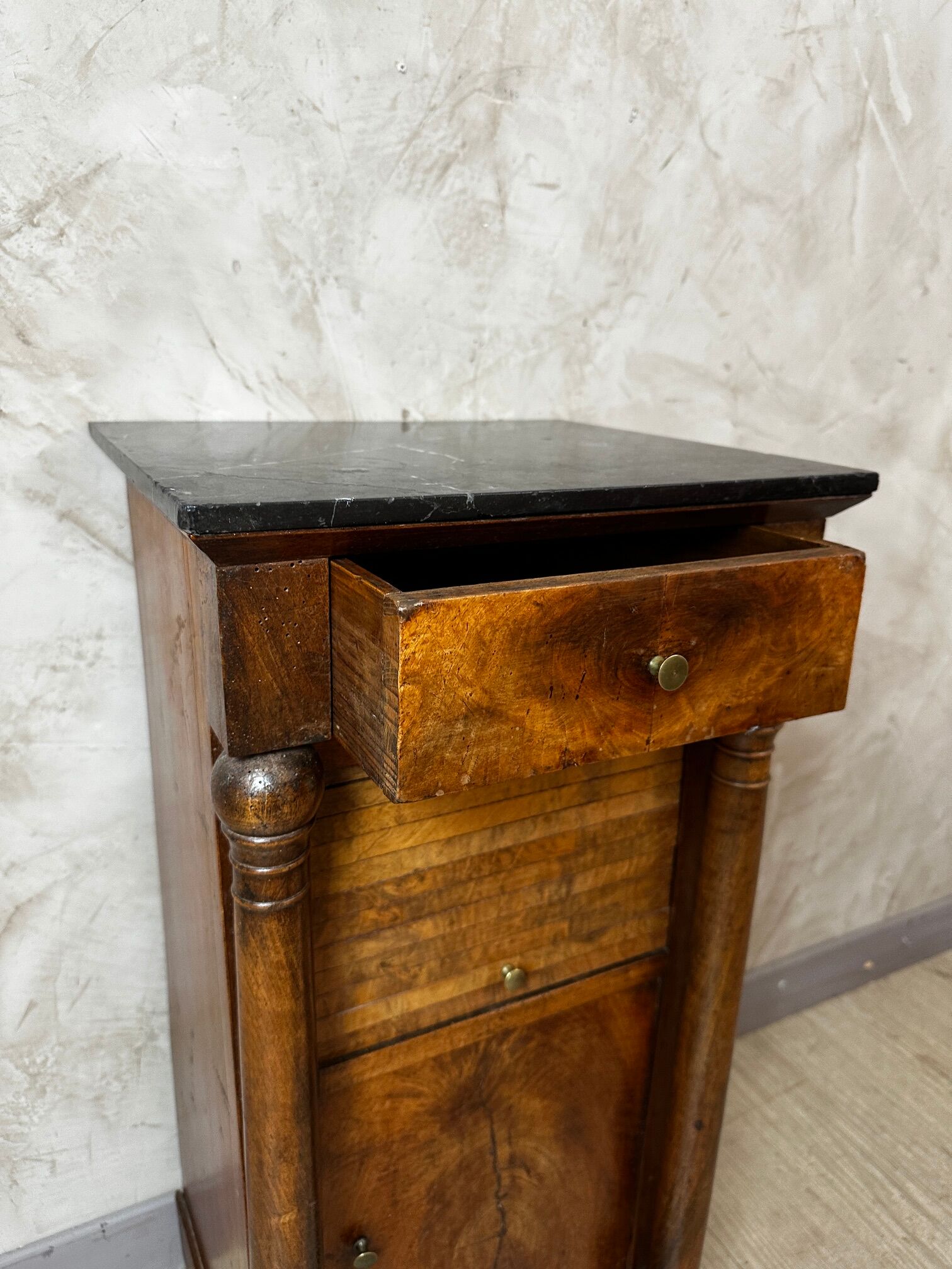 Empire period bedside table
