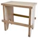 Rustic Spanish Milking Stool, Handcrafted Wood, Original Patina, 1940s