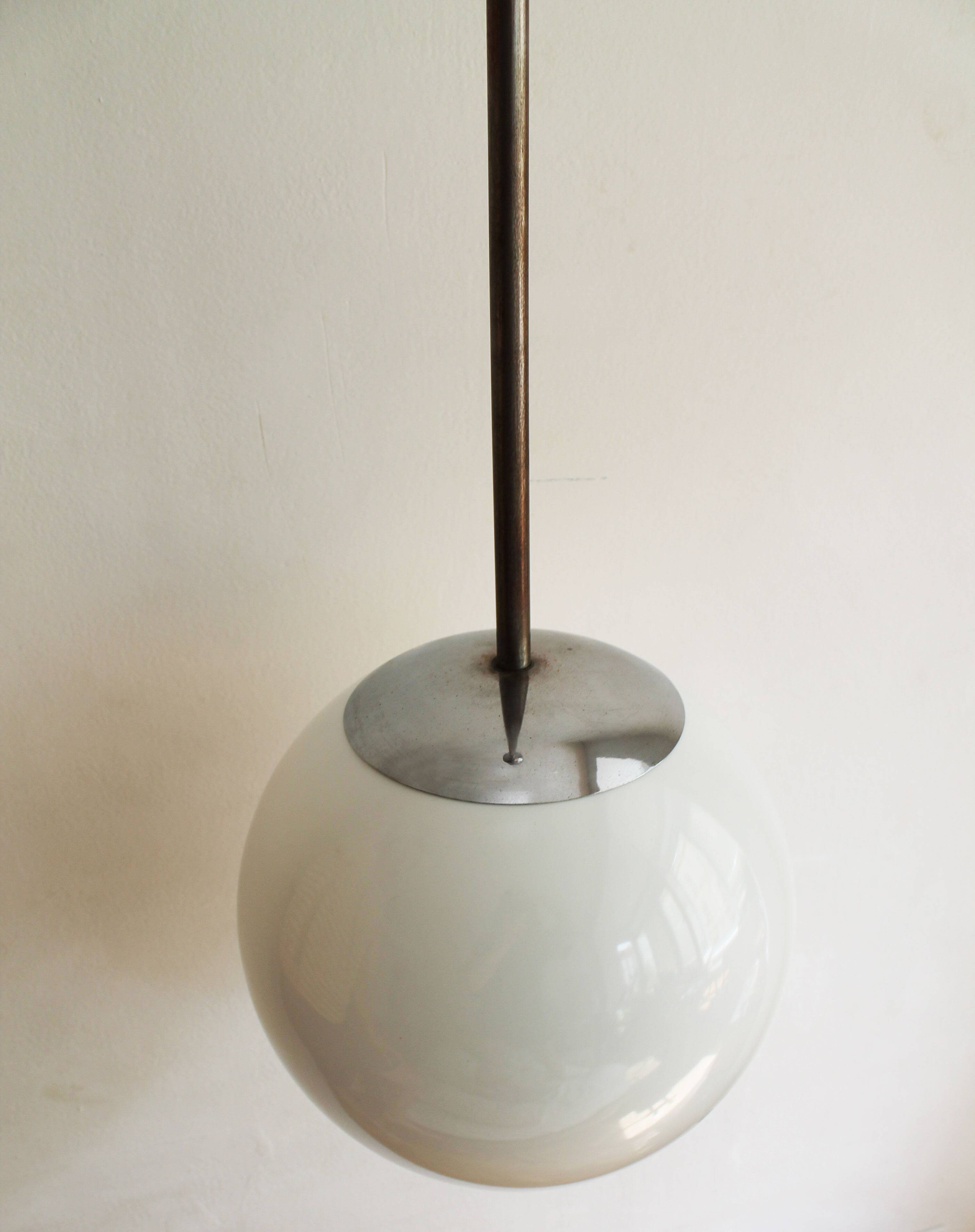 1930's Modernist Ceiling Lamp by Franta Anyz