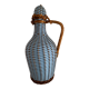 Rattan and scoubidou bottle