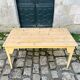 Weathered farm table