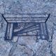 Art Deco wall coat rack