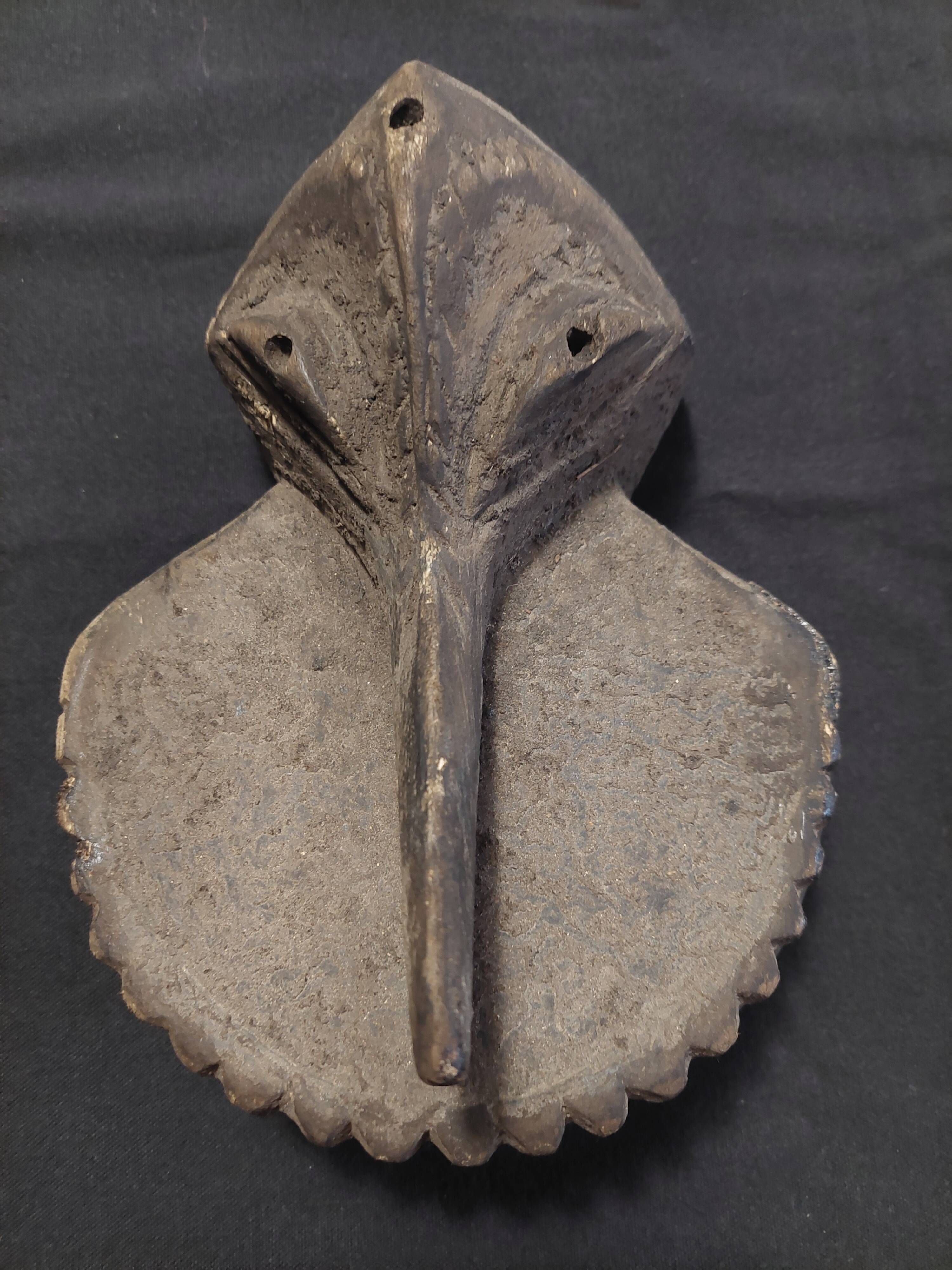 Masque animalier Hemba Soko Mutu RDC milieu XXème