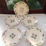 5 Terre de Fer flat plates
