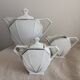 Art Deco Porcelain Coffee/Tea Trio by Victoria Czechoslovakia, 1930s