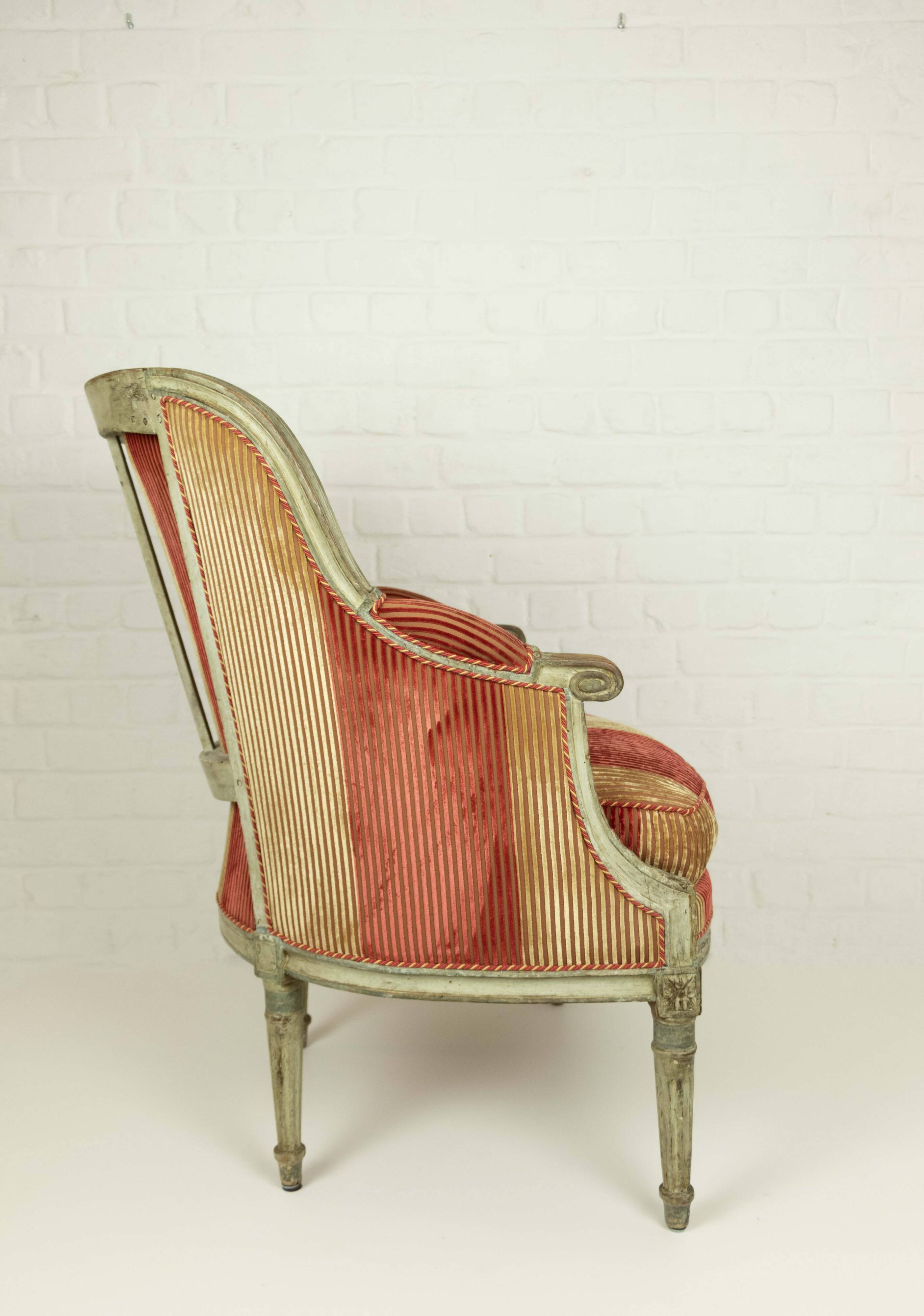 Pair of armchairs "Bergère" Louis XVI style