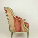 Paire de fauteuils " Bergère " de style Louis XVI