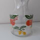 Vintage orange and lemon glass jug pitcher