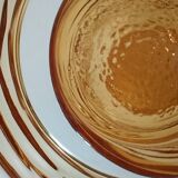 Duo of vintage vereco sunflower cups