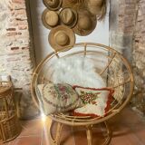 Loveuse fauteuil en rotin
