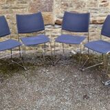 Set of 6 stackable Curvy chairs, Casala edition