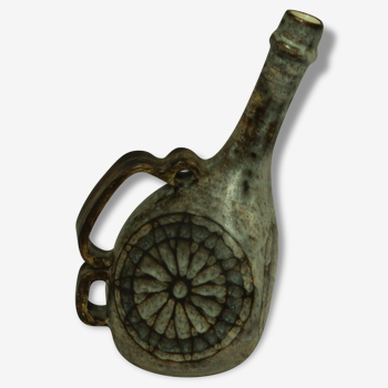 1950 enamelled stoneware pitcher