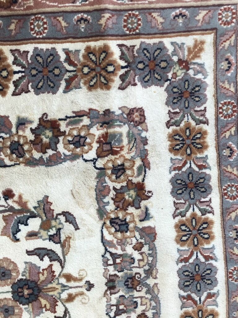 Carpet pakistani Karachi wool and silk 155 x 248 cm