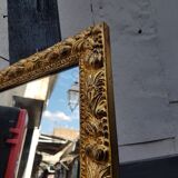 Golden mirror of Italian style called " Francesca " 44x178cm