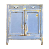 Blue patinated Parisian buffet