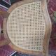 Louis XVI style medallion chairs, canned seat and back