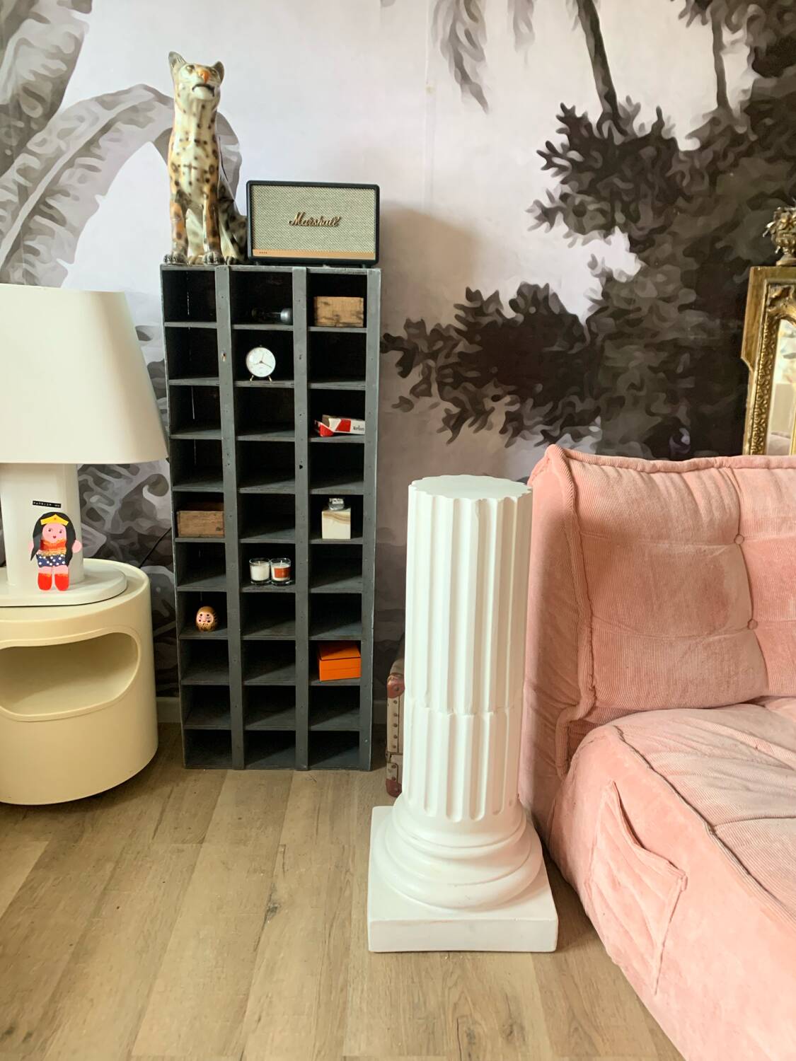 Vintage ceramic column