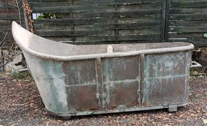 Baignoire en zinc