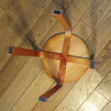 Stool 1980 in arched wood