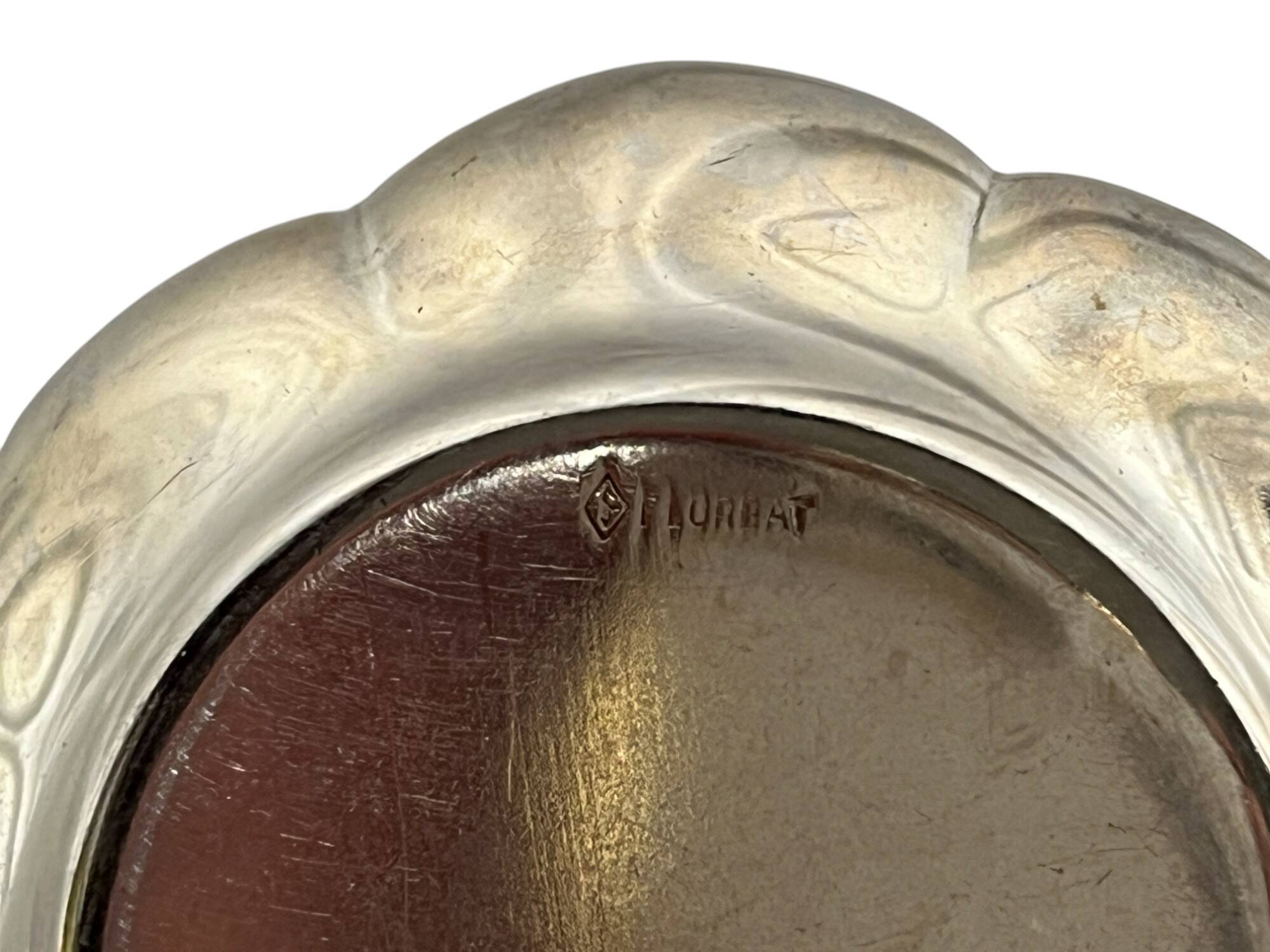 Tableware, silver-plated tea strainer, Floreat, 20th century