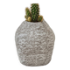 Sculptural vase with a mineral Boho spirit.