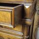 Chest of drawers / chiffonnier in solid walnut, Napoleonic III period – 19th century