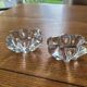 Daum France crystal salt and pepper shakers