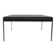 Square coffee table with black stone top, 1970s