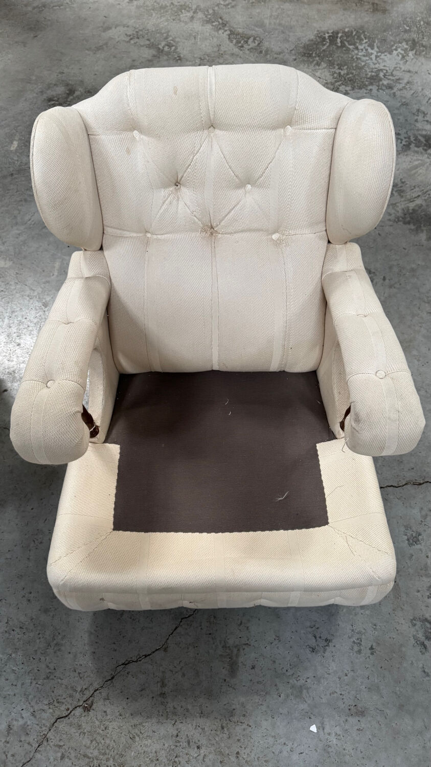 Vintage wingback armchairs