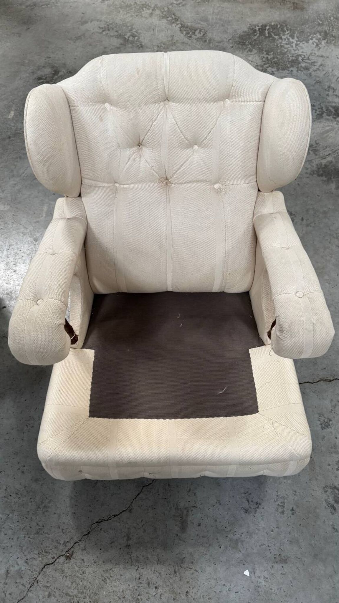 Vintage wingback armchairs