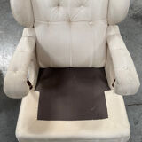 Vintage wingback armchairs