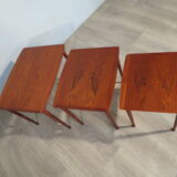 Teak nesting tables from Møbelintarsia 1960