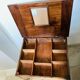 19th century walnut pegged currency exchange office