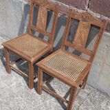 Set of 2 50s bistro chairs