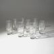 8 “Pitagora Highball” glasses by Marco Zanuso for Arnolfo di Cambio, 1970s