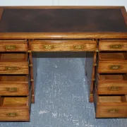 Vintage Military Campaign Desk with Brass Fittings