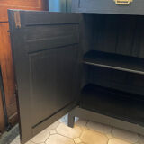 Art-deco period oak commodus